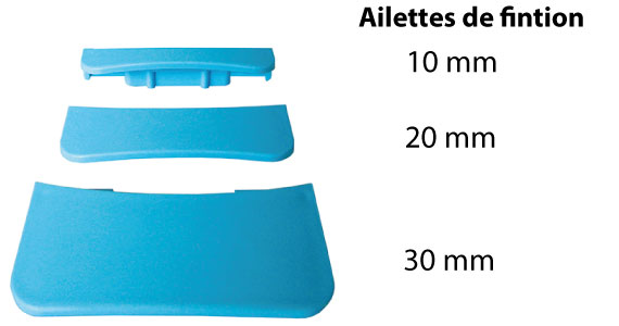 Ailettes de finitions lames volet APF POOL DESIGN